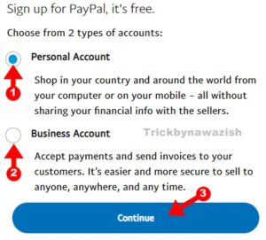 Paypal Personal Account